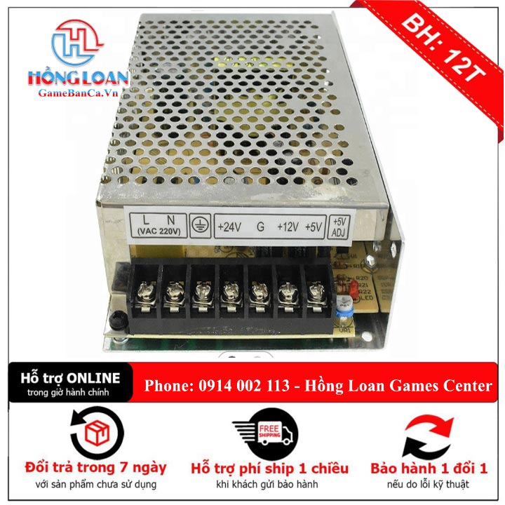 Chất Lượng Cao 5V 12V 24V 7A Hộp Cung Cấp Điện Chuyển Mạch AC DC